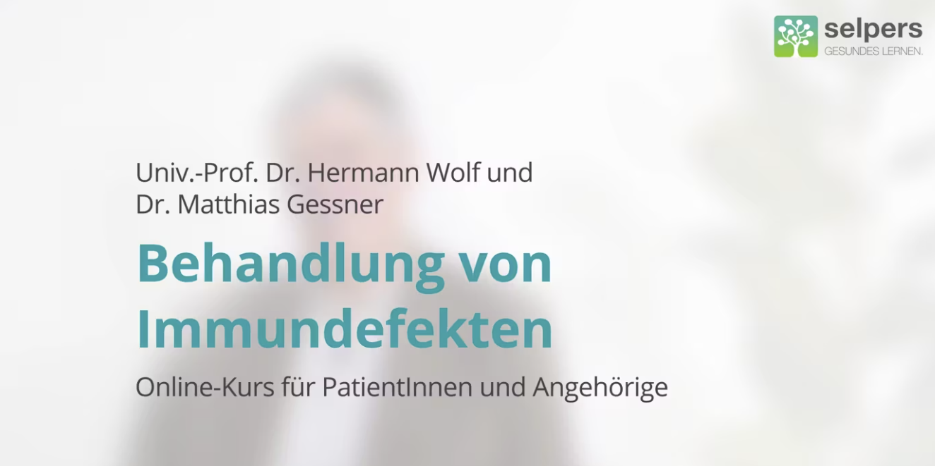 Behandlung von Immundefekten